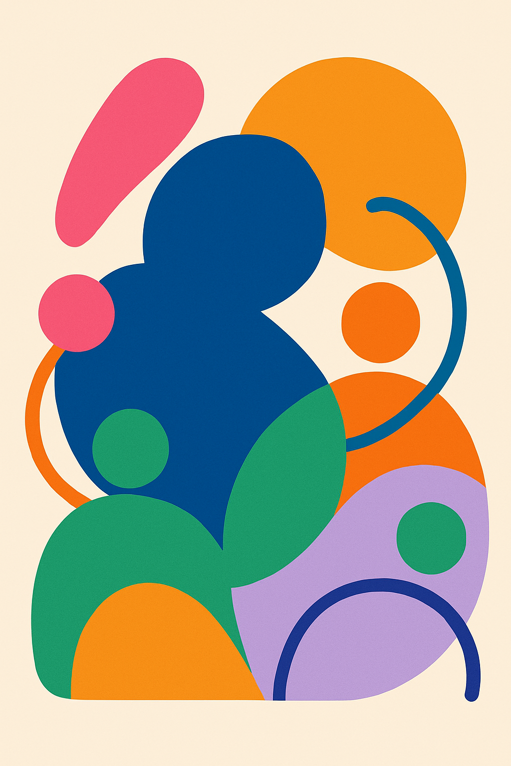 Illustration representing people and community inclusion