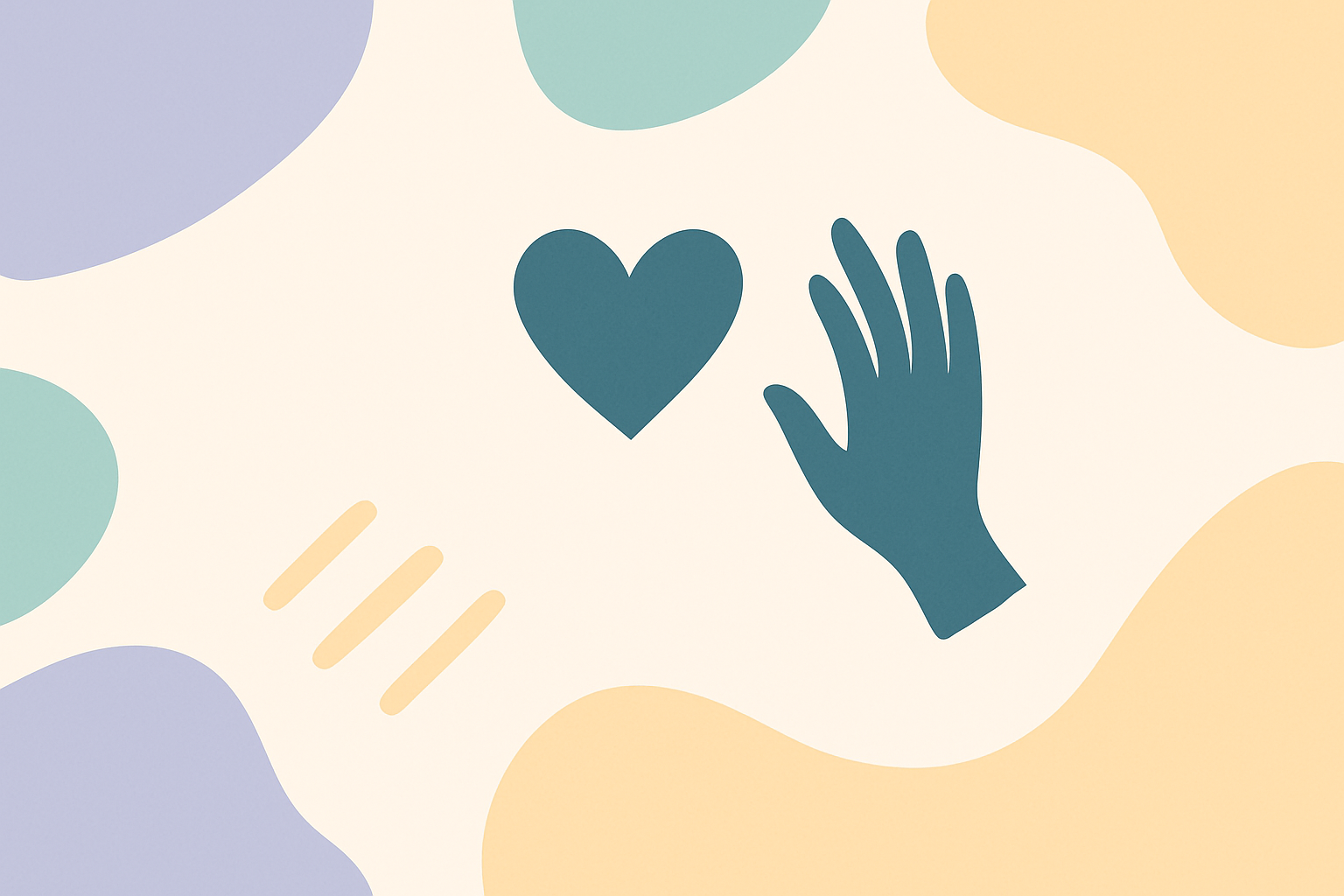 Welcoming illustrated scene representing disability inclusion and support